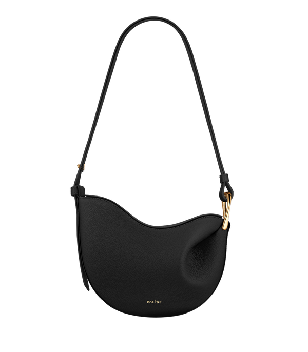 Polène Bag Tonca Grained Black