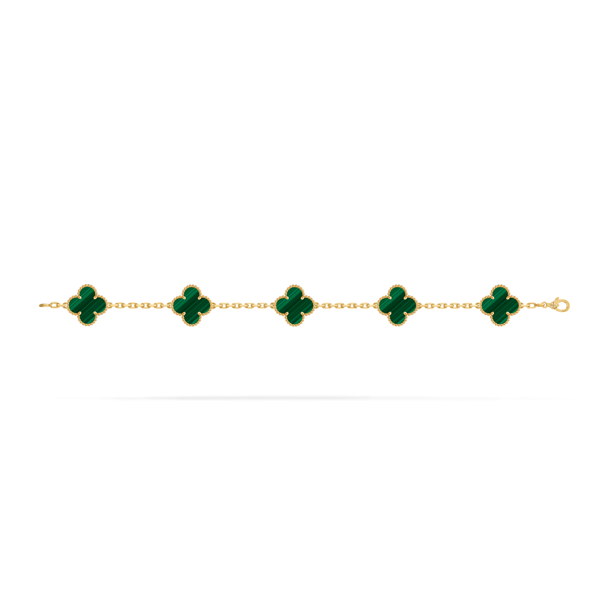 Van Cleef Vintage Alhambra 5 motifs Malachite