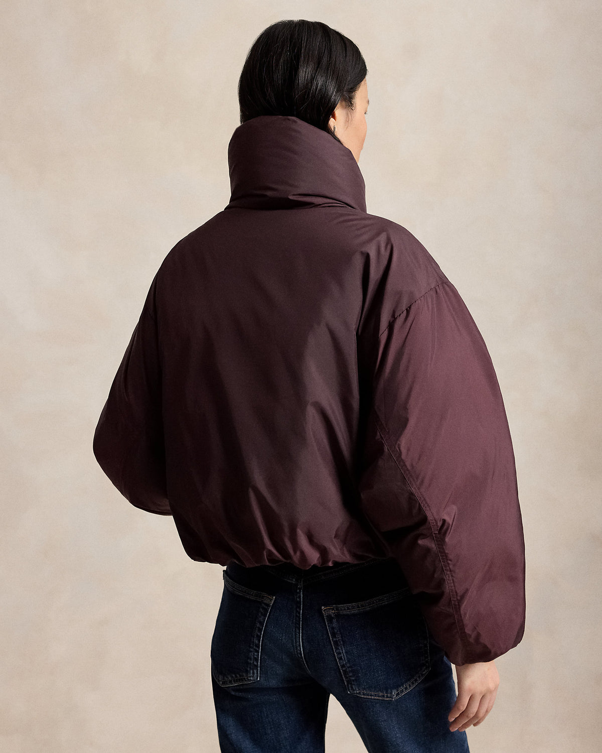 Ralph Lauren Polo Bordeaux Ombré · Doudoune courte