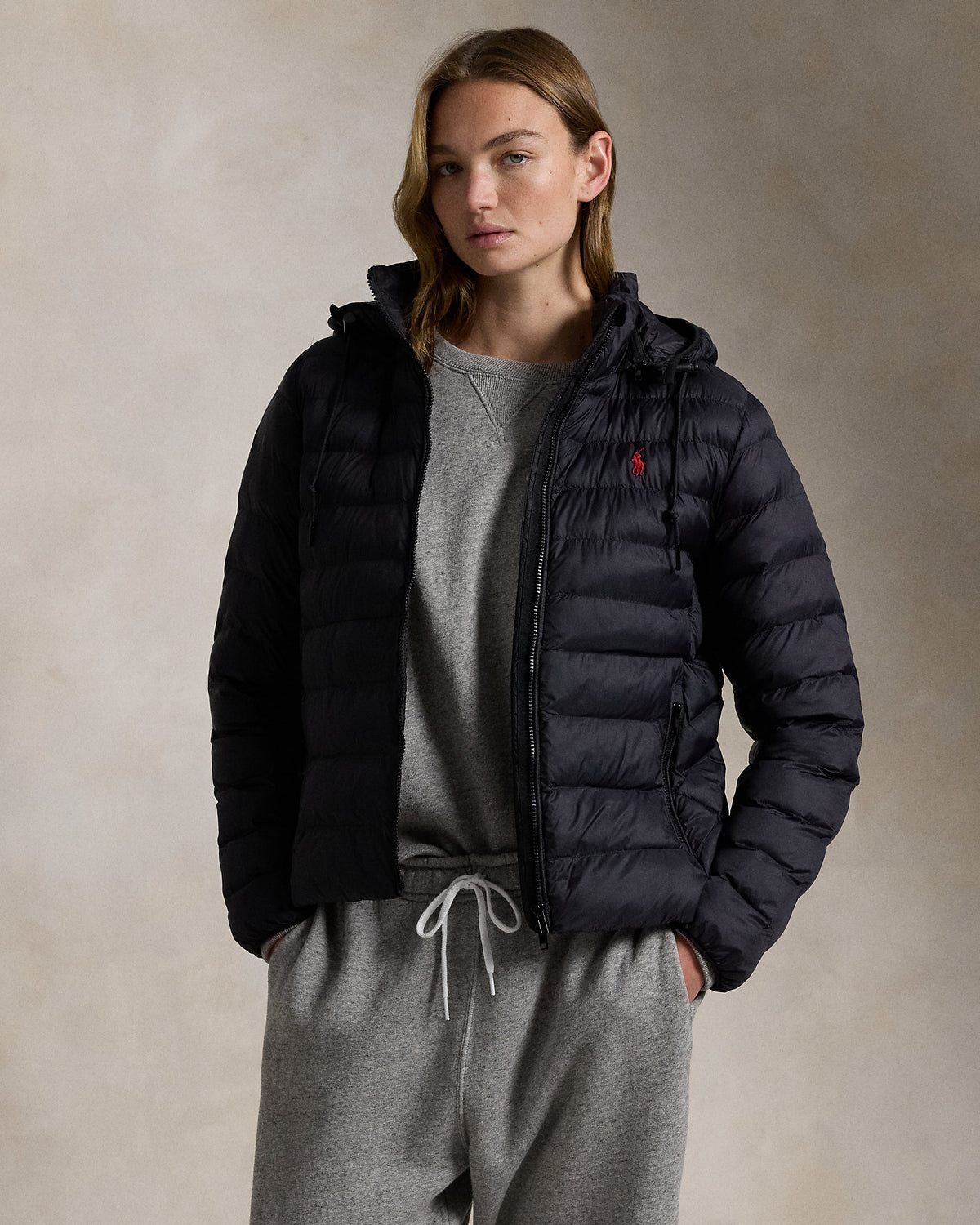 Ralph Lauren Rangeable Bleu Marine · Veste à capuche imperméable