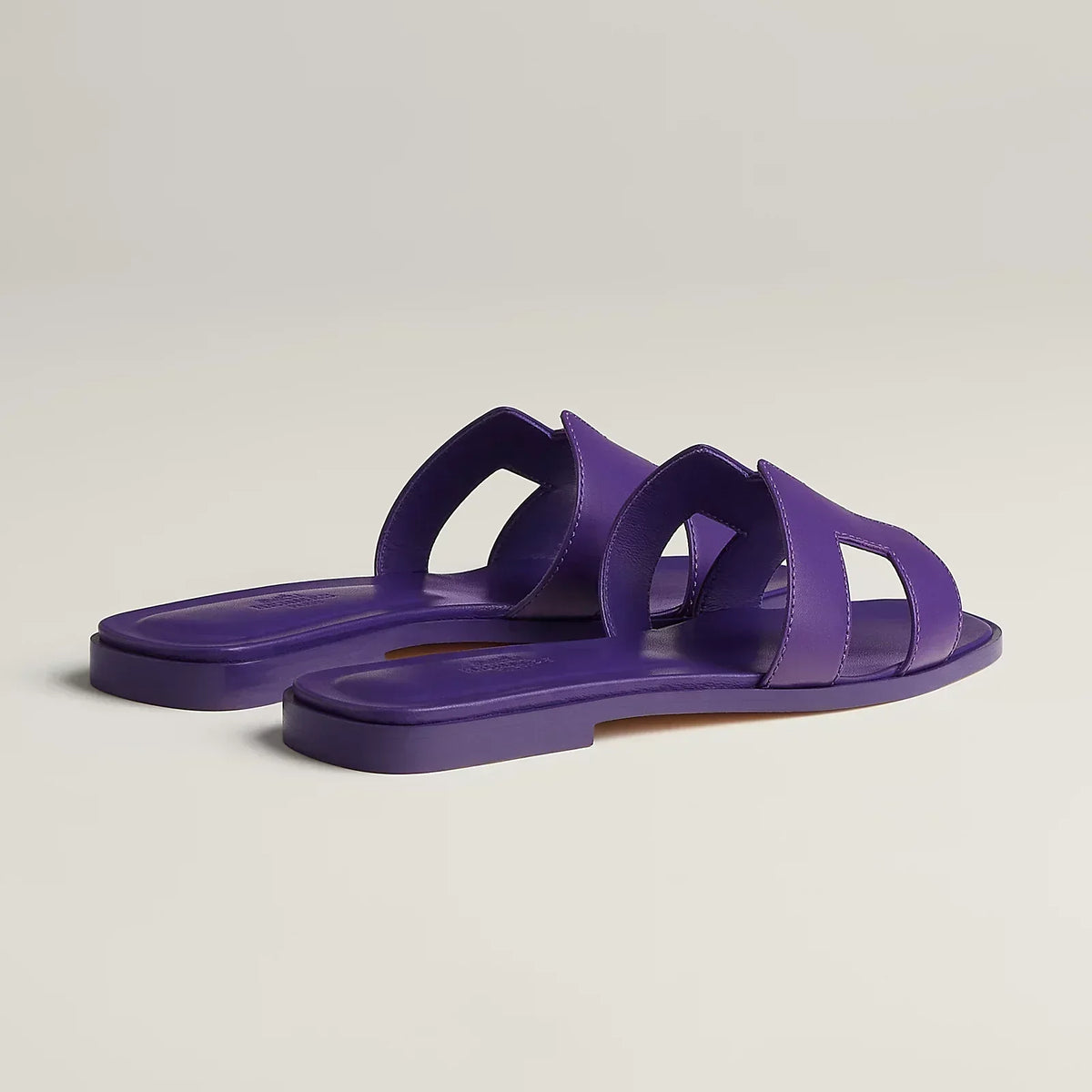 Hermes Sandals Purple Majorette