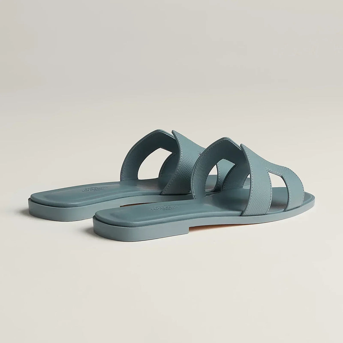 Hermes Sandals Antarctic Grey