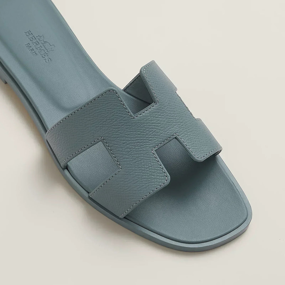 Hermes Sandals Antarctic Grey