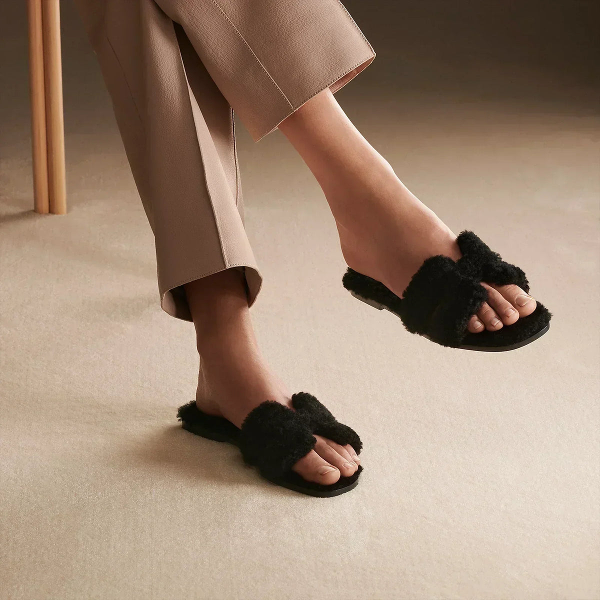 Hermes Sandals Black