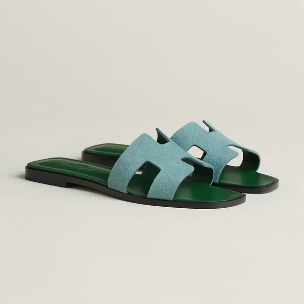 Hermes Sandals Water Green