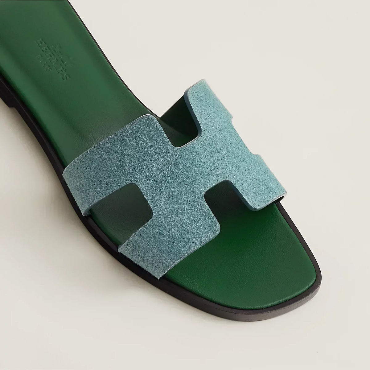 Hermes Sandals Water Green