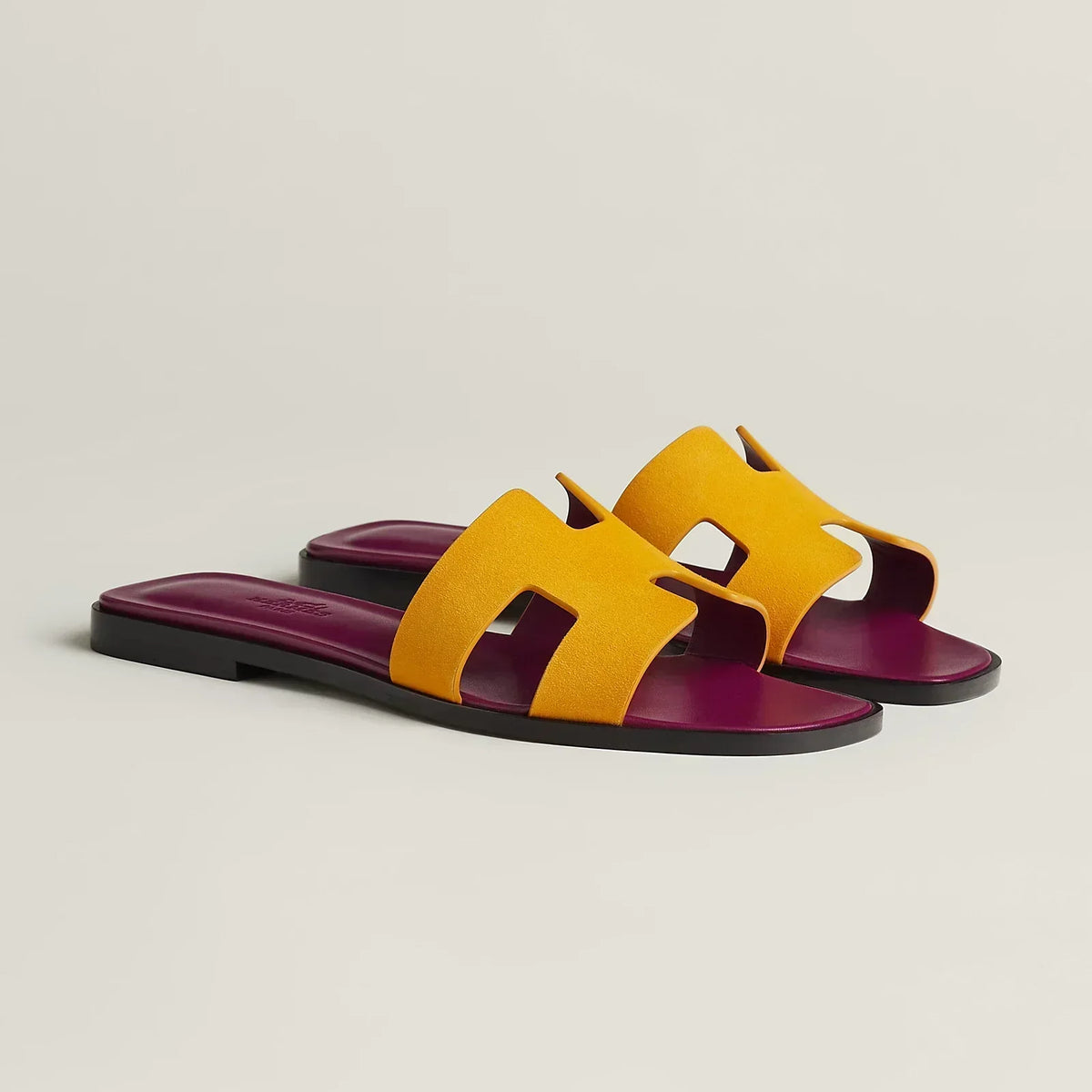 Hermes Sandals Topaz Yellow