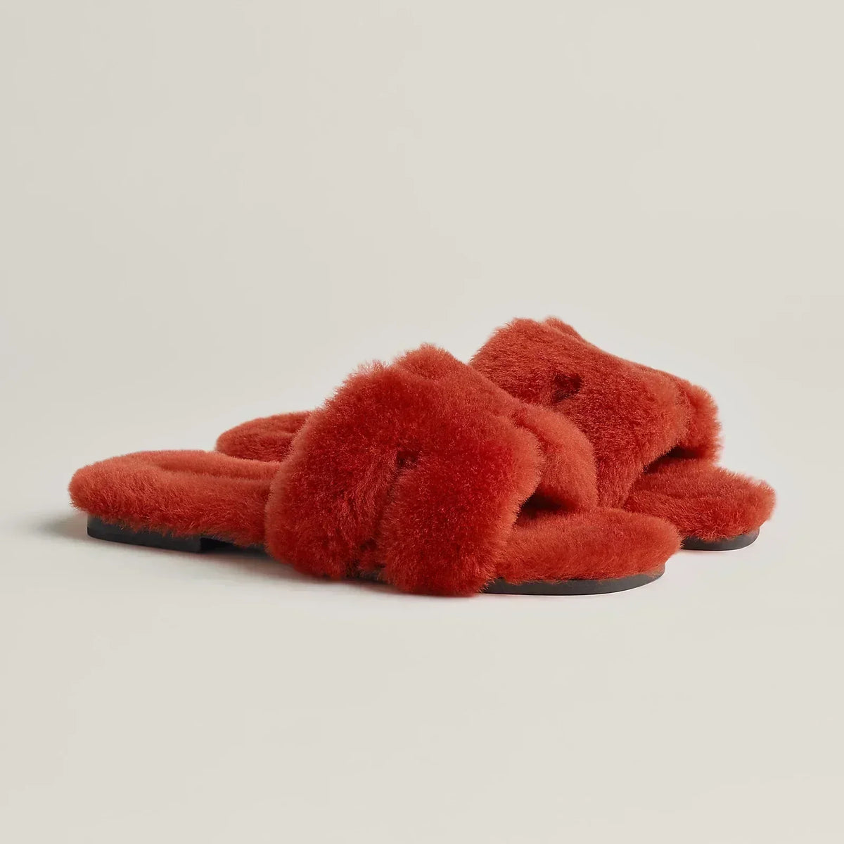 Hermes Sandals Turin Red