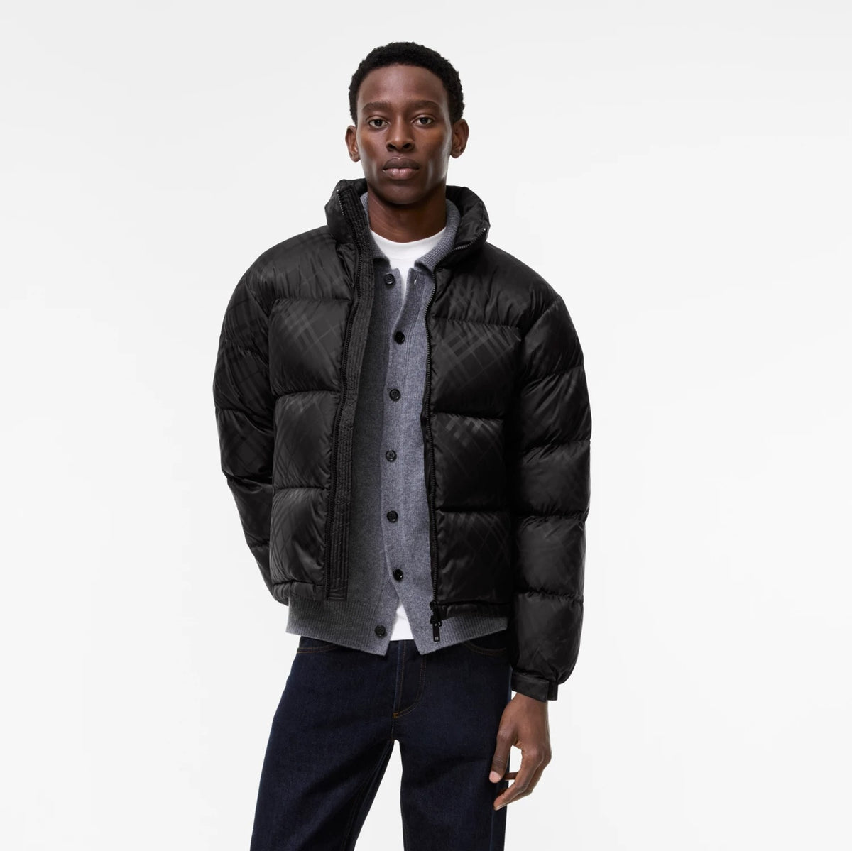 Burberry Highlands Nylon Noir · Doudoune