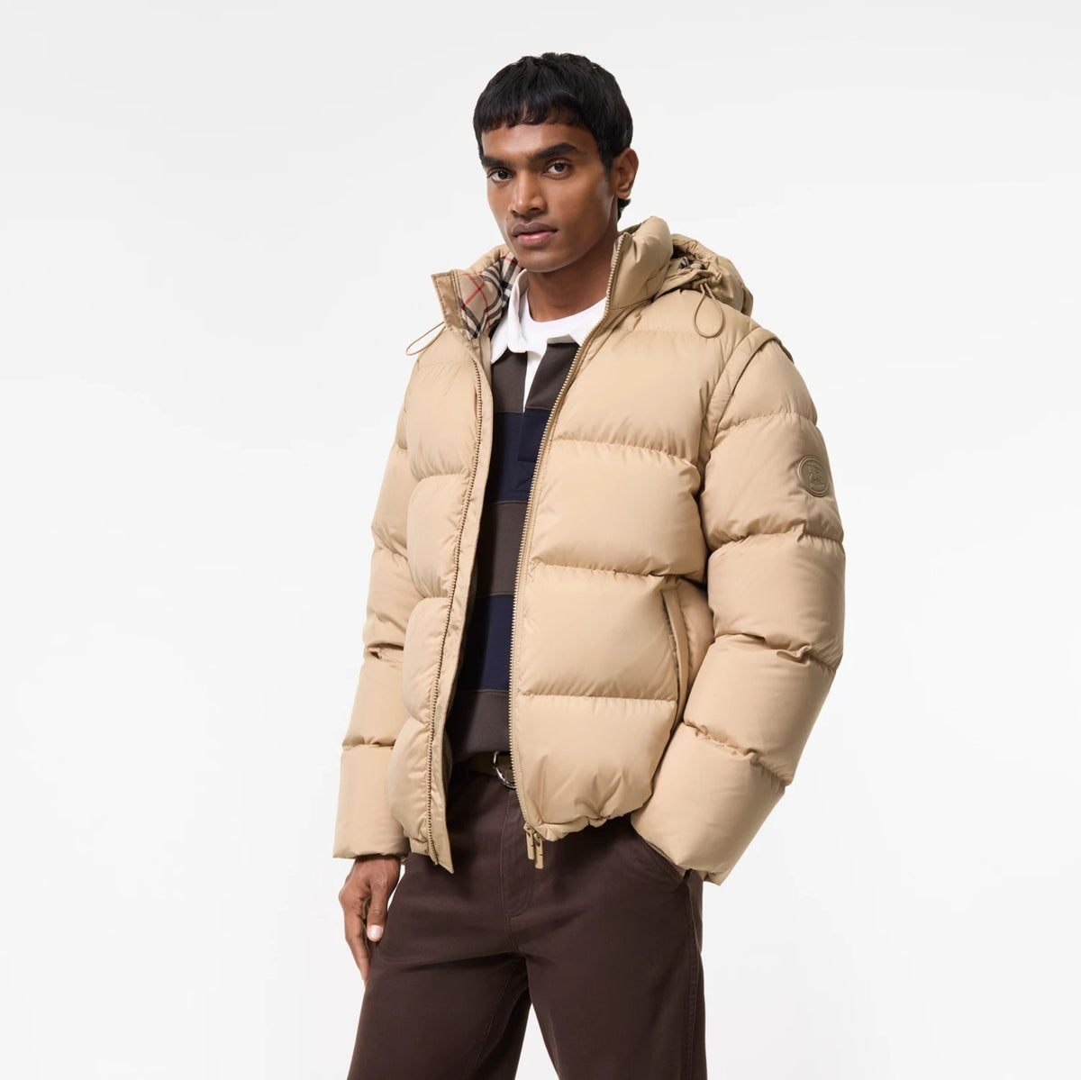 Burberry Bideford Beige · Doudoune