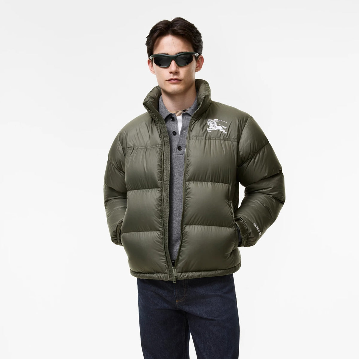 Burberry Highlands Vert · Doudoune