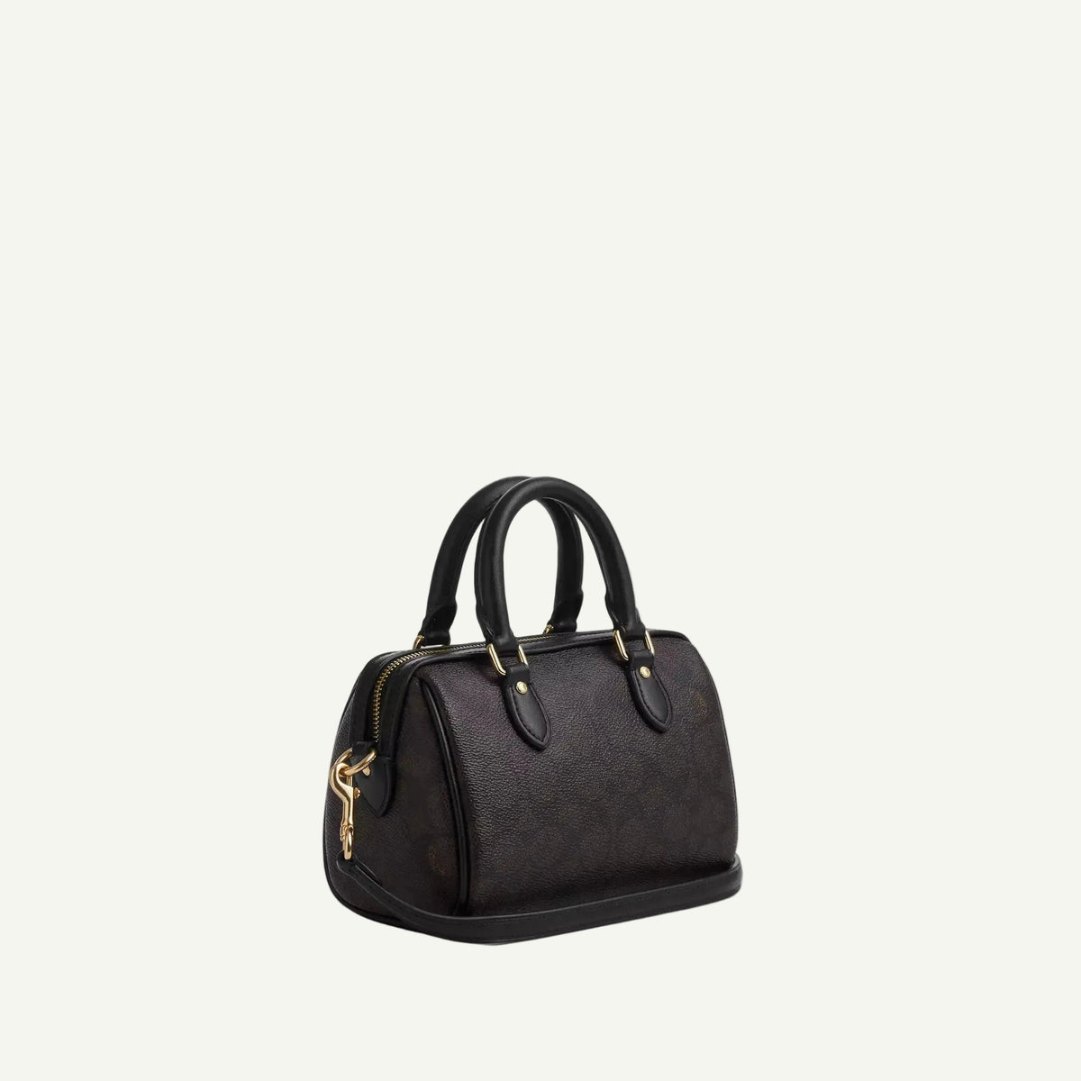 Coach Rowan Mini Crossbody Bag Black Canvas