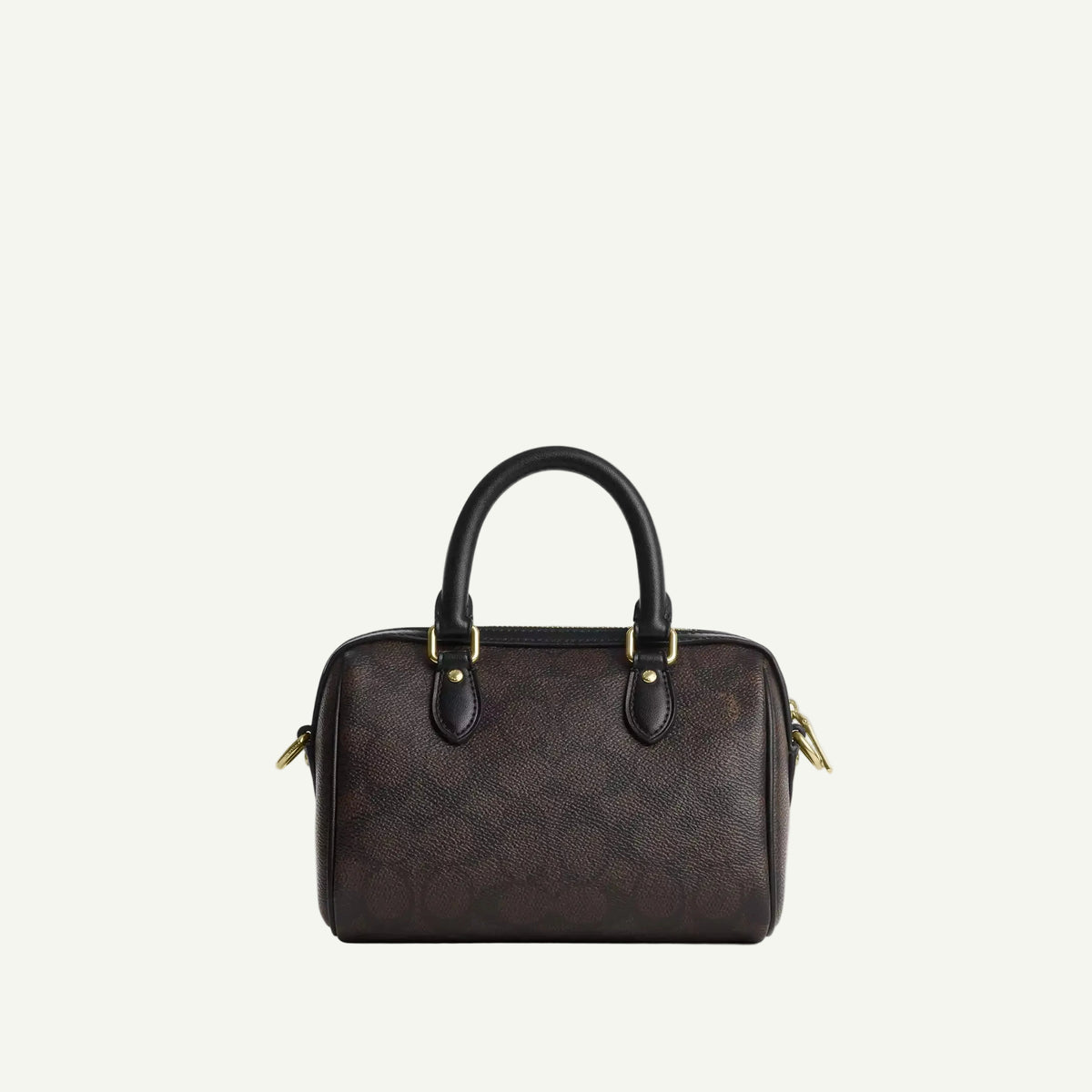 Coach Rowan Mini Crossbody Bag Black Canvas