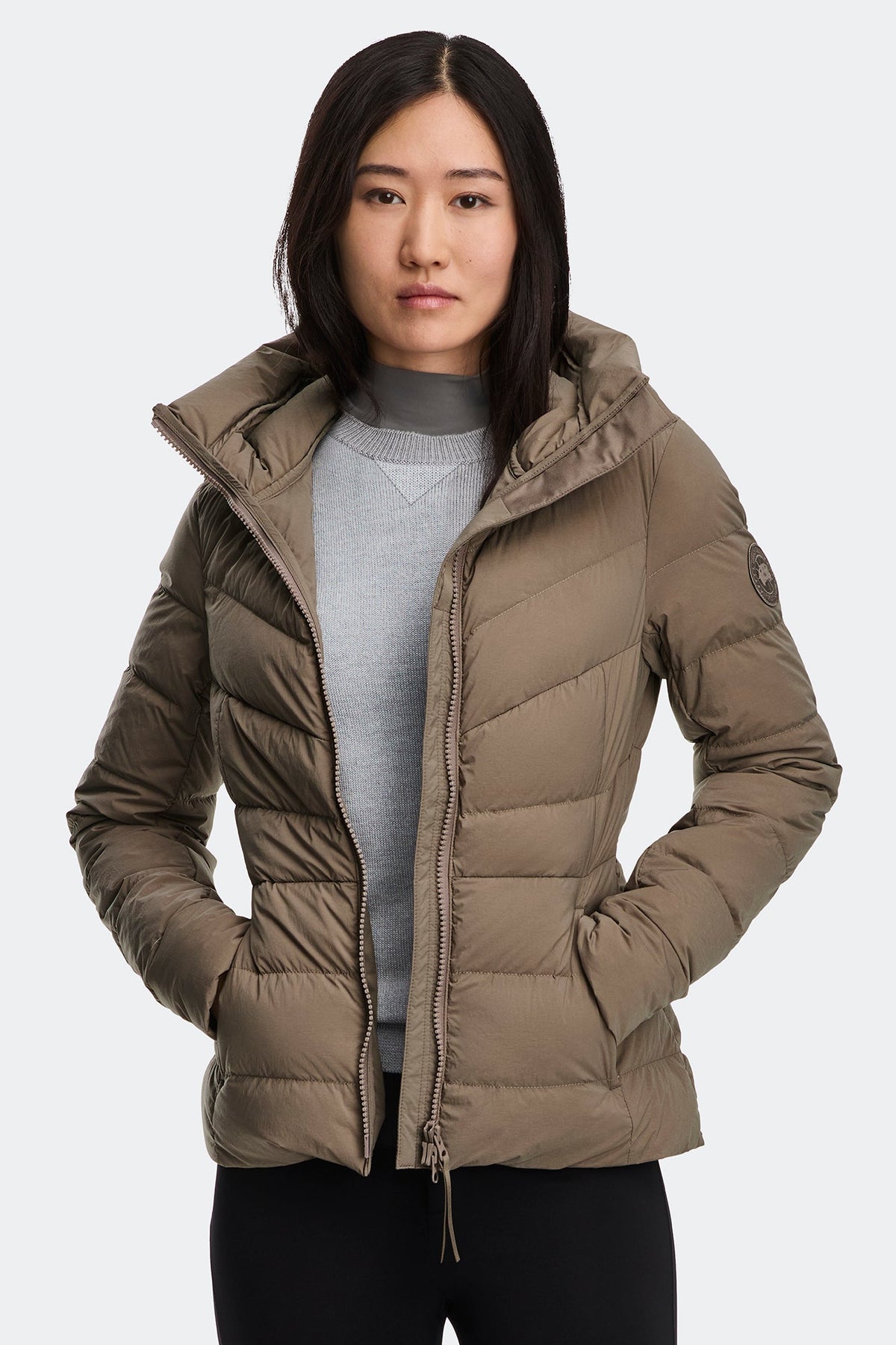 Canada Goose Clair Gris Taupe · Veste