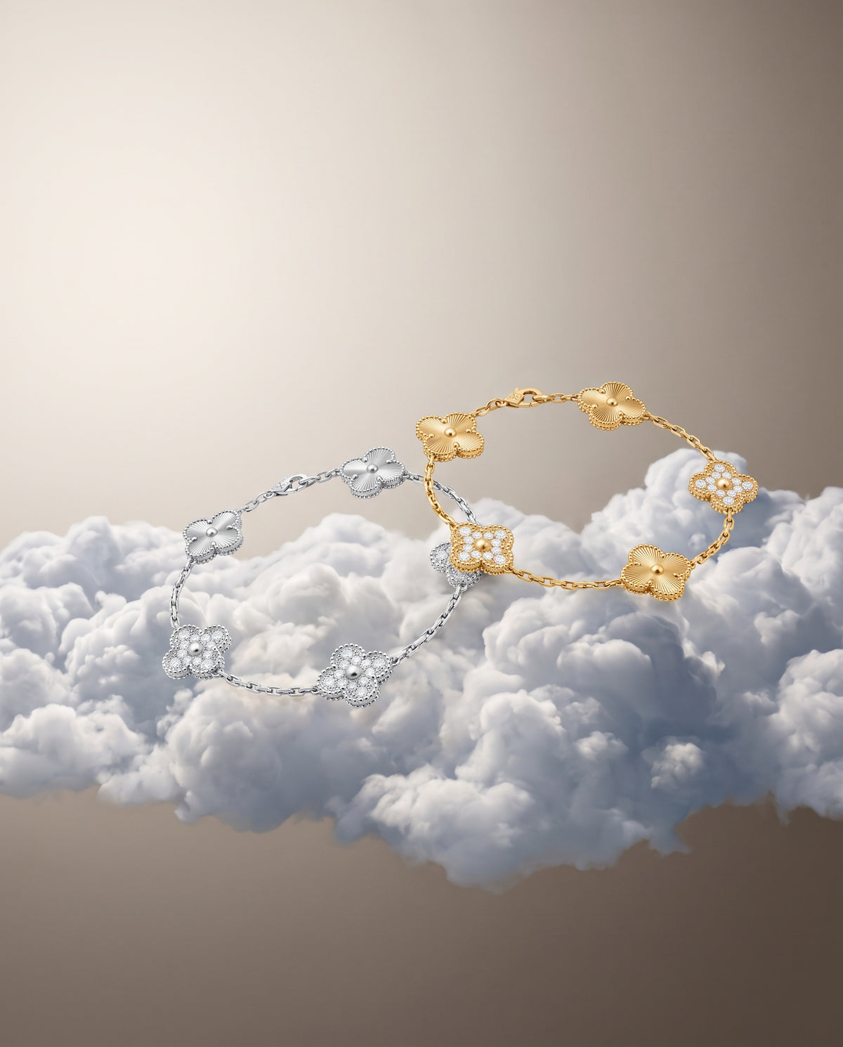 Bracelets Van Cleef homme sur des nuages