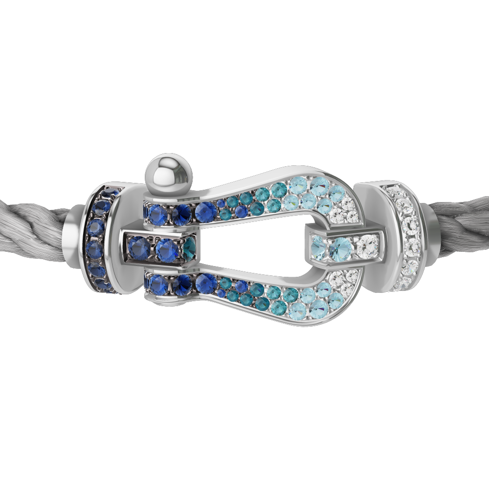 Fred - Bracelet Force 10 or blanc