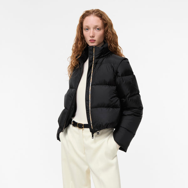 Burberry Langdale Noir · Doudoune à manches amovibles