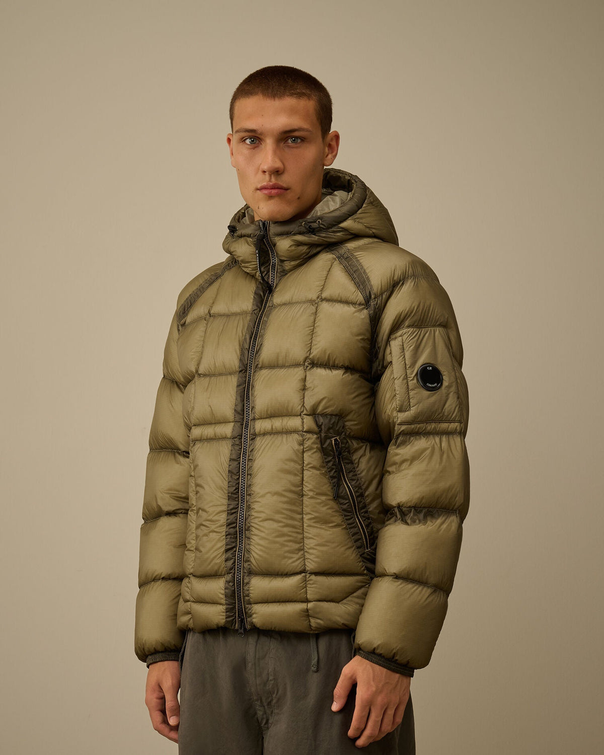 CP Company Gris Fallen Rock · Doudoune