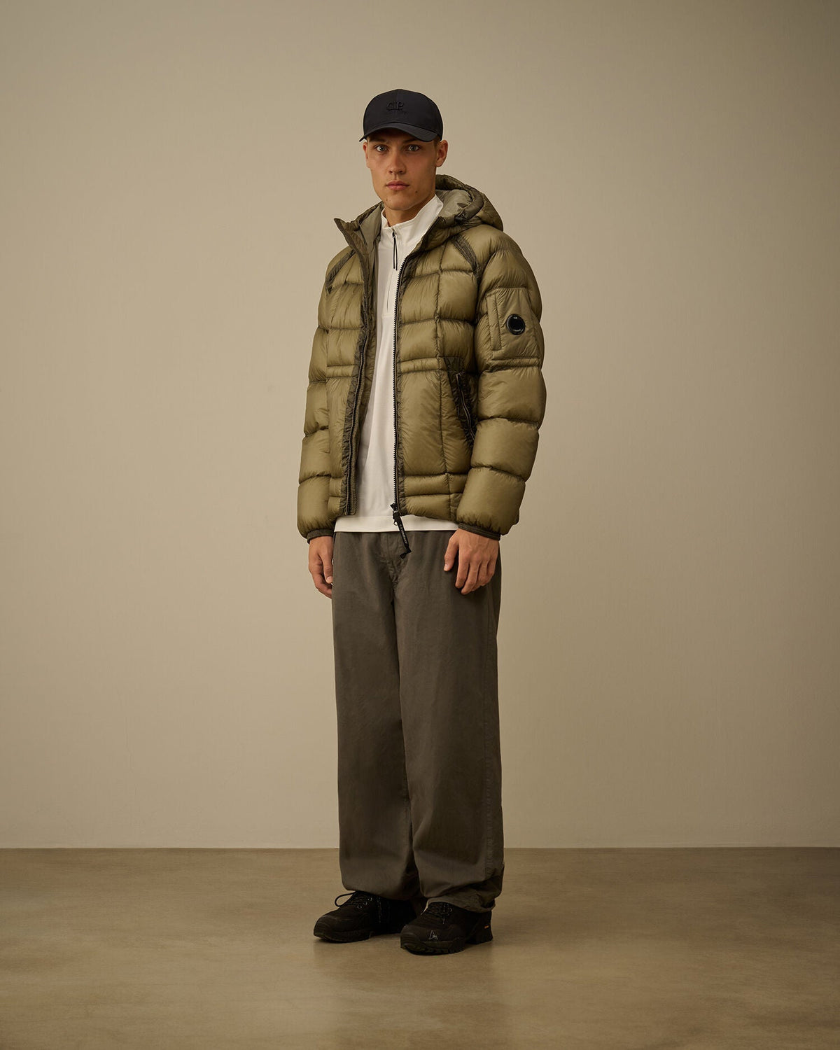 CP Company Gris Fallen Rock · Doudoune