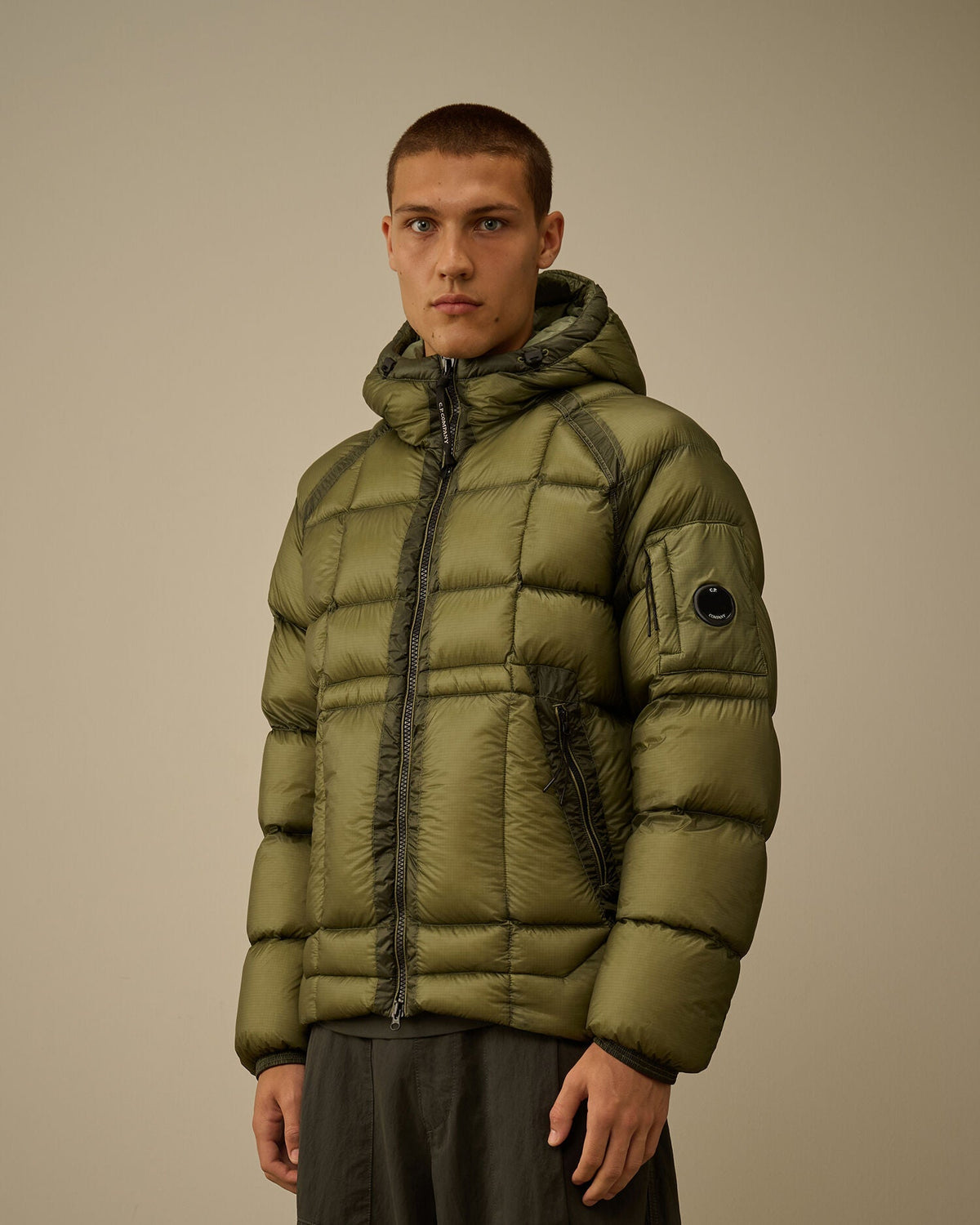 CP Company Vert Seagrass · Doudoune