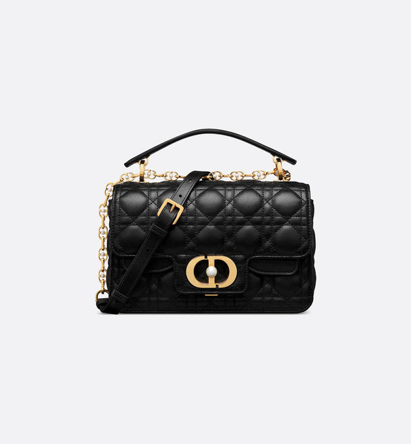 Dior Top Handle Jolie Small Black Bag