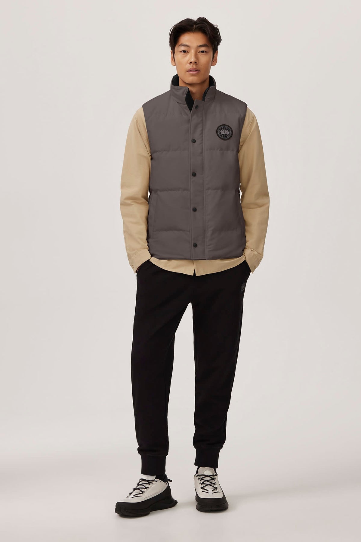 Canada Goose Garson Black Label Gris · Gilet