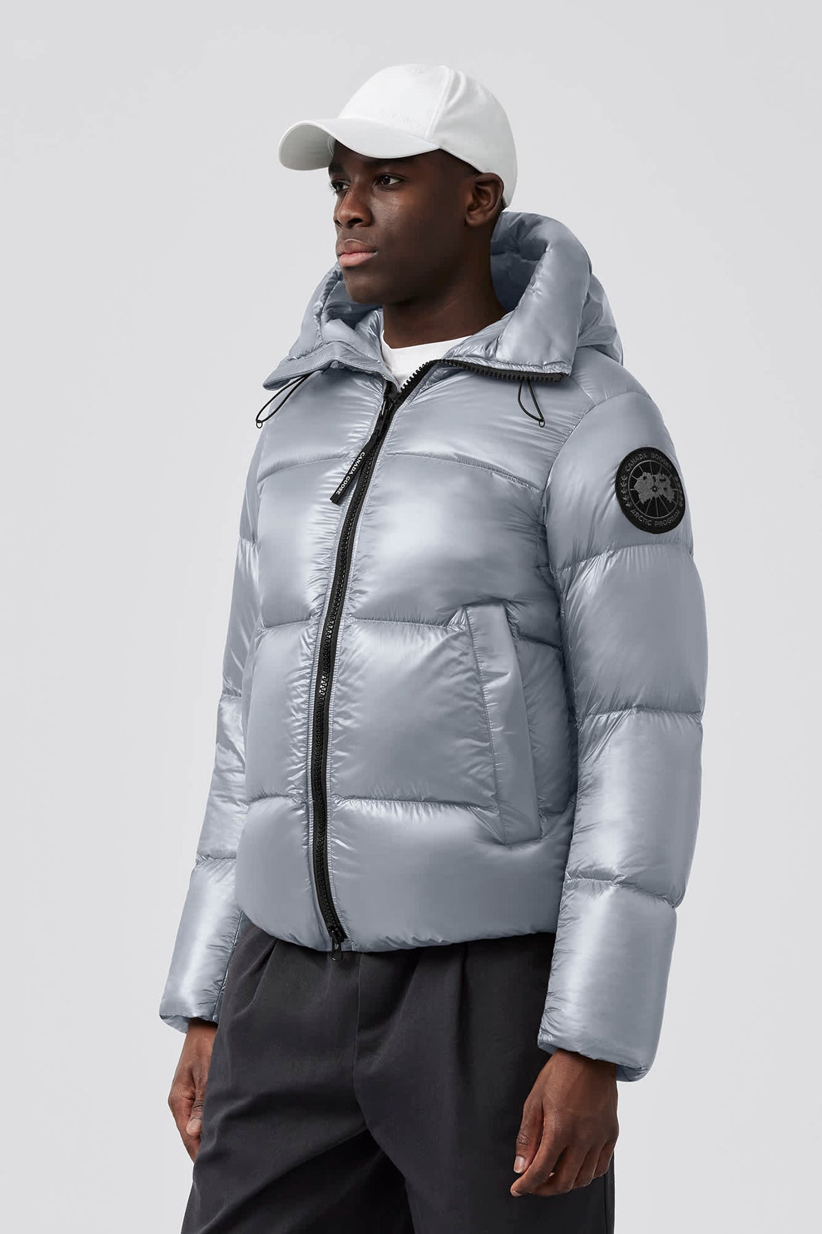Canada Goose Crofton Argent · Doudoune