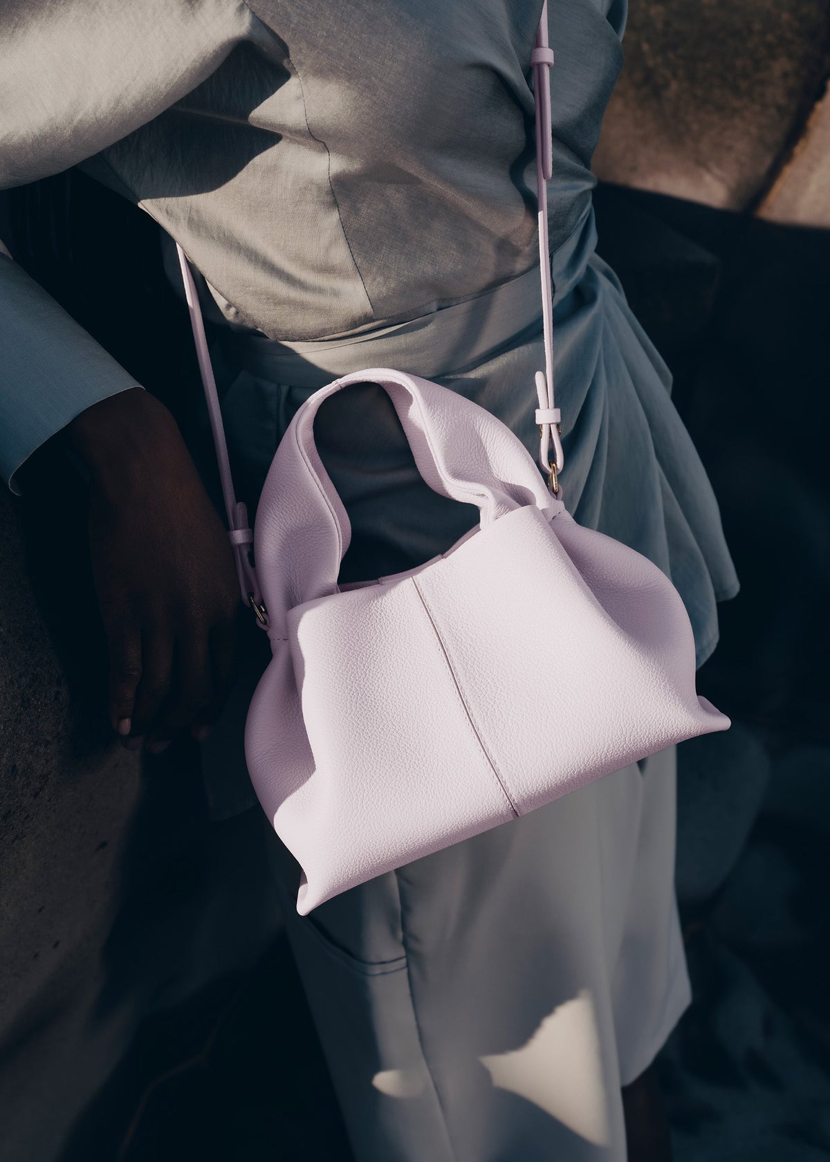 Polène Bag Numéro Neuf Mini Grained Wisteria