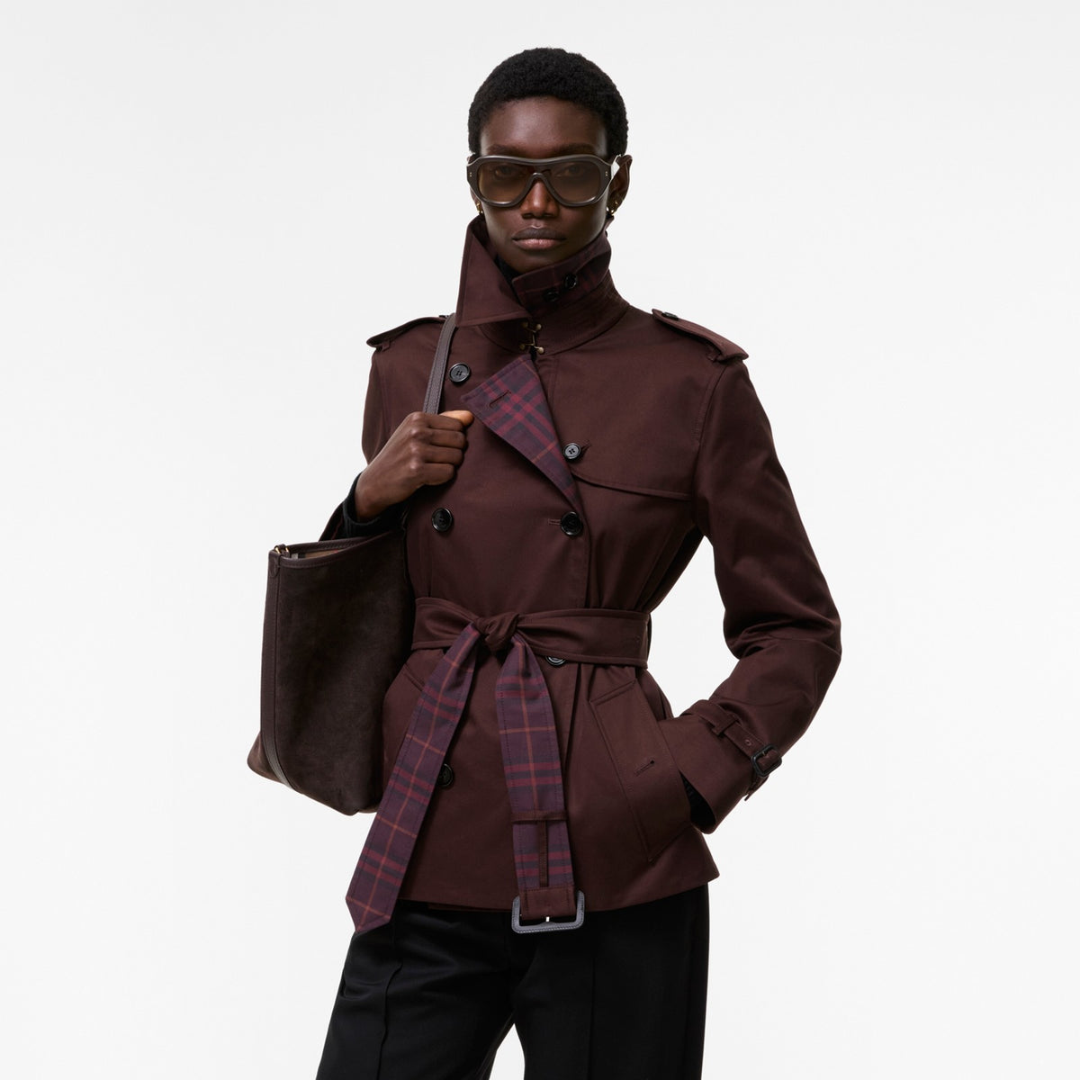 Burberry Lakefield Acajou · Veste trench