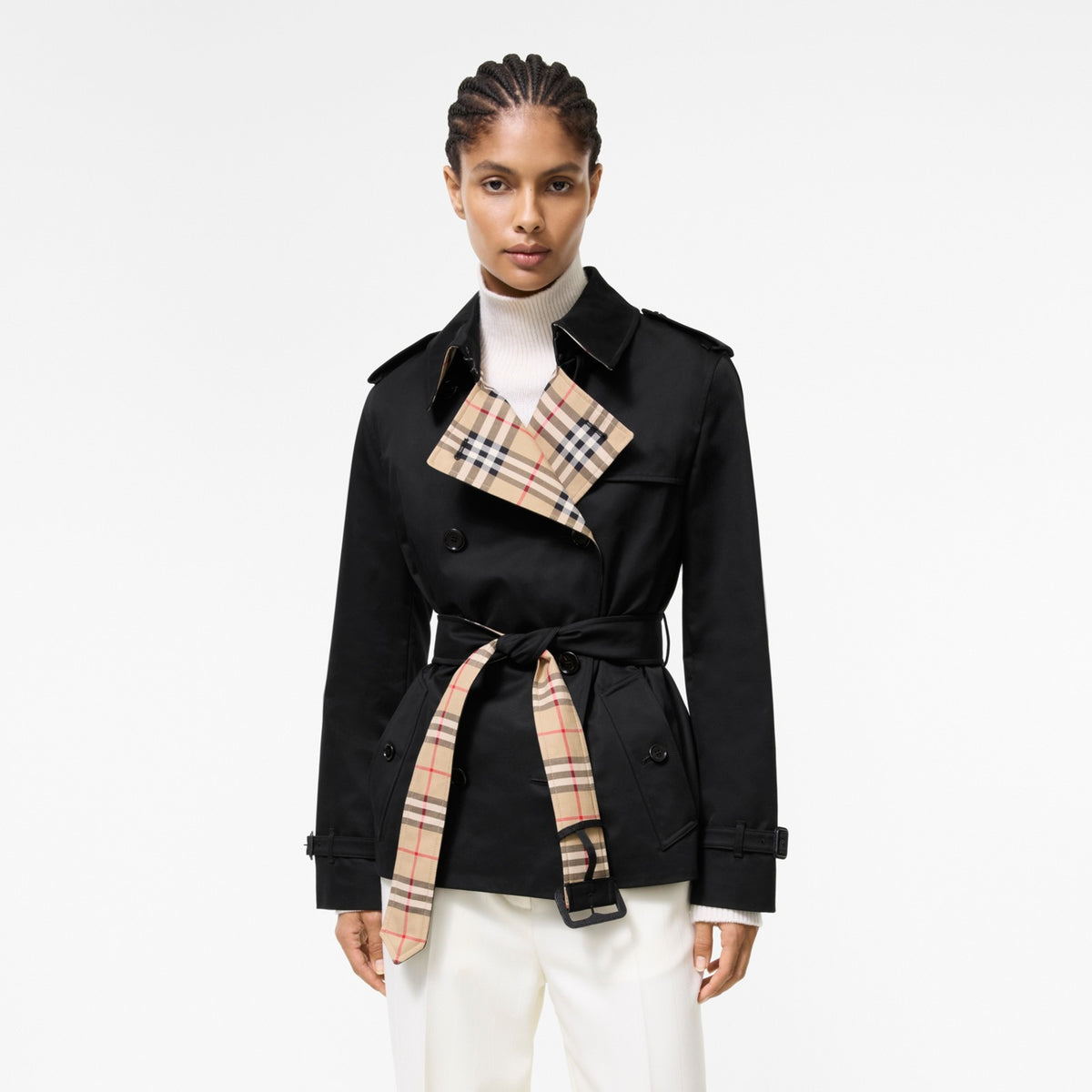 Burberry Lakefield Noir · Veste trench
