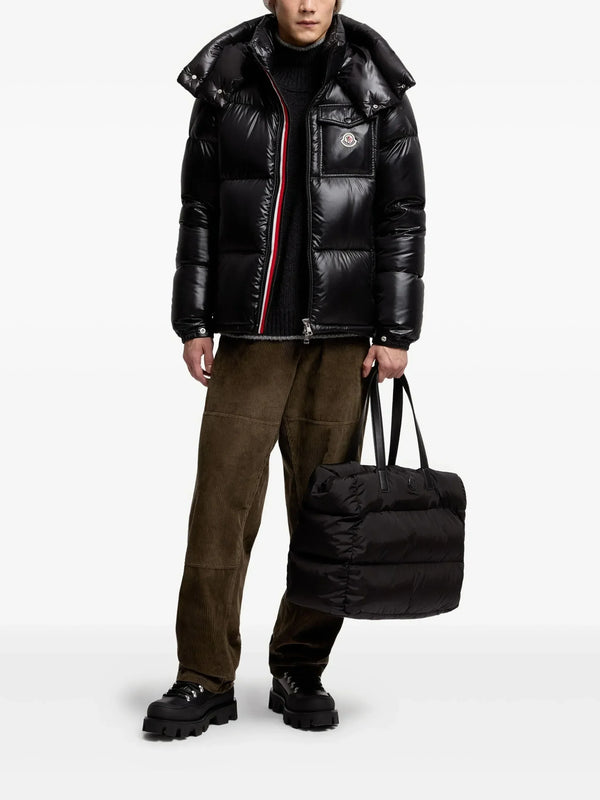 Moncler Noir Brillant · Doudoune à capuche