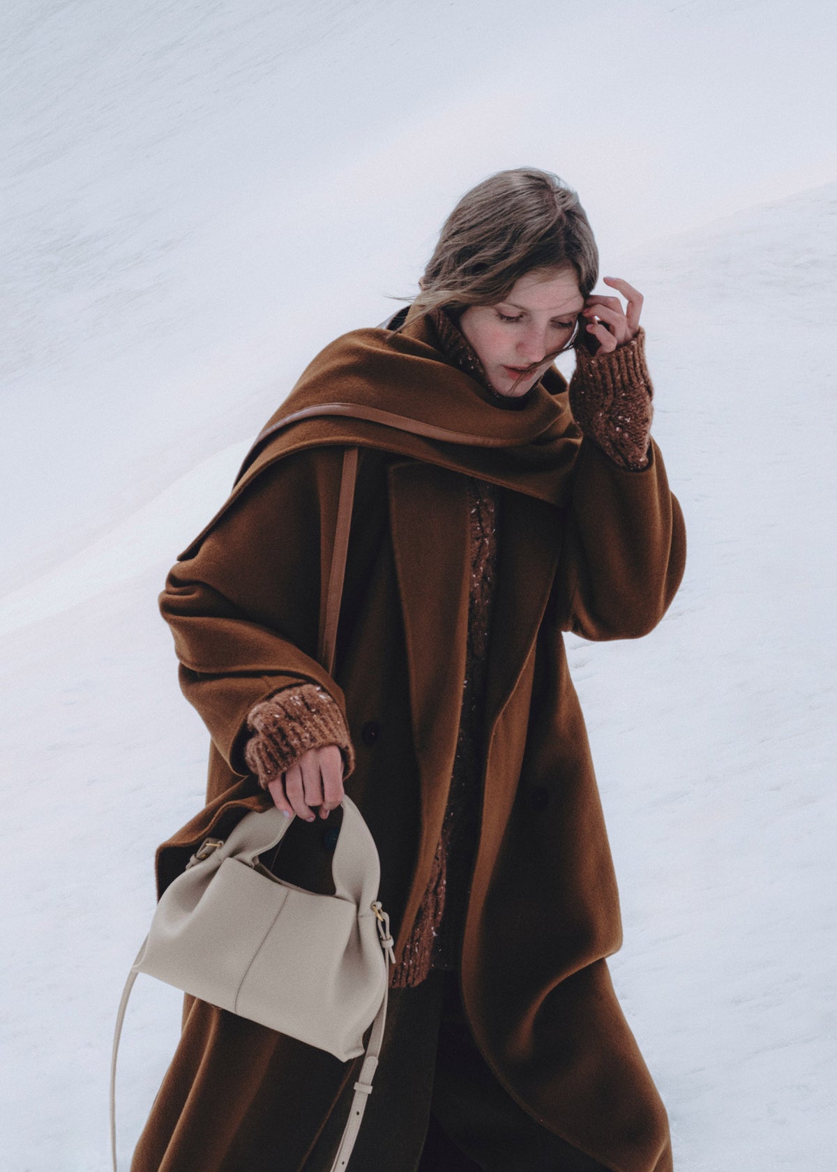 Polène Bag Numéro Neuf Mini Grained Mist
