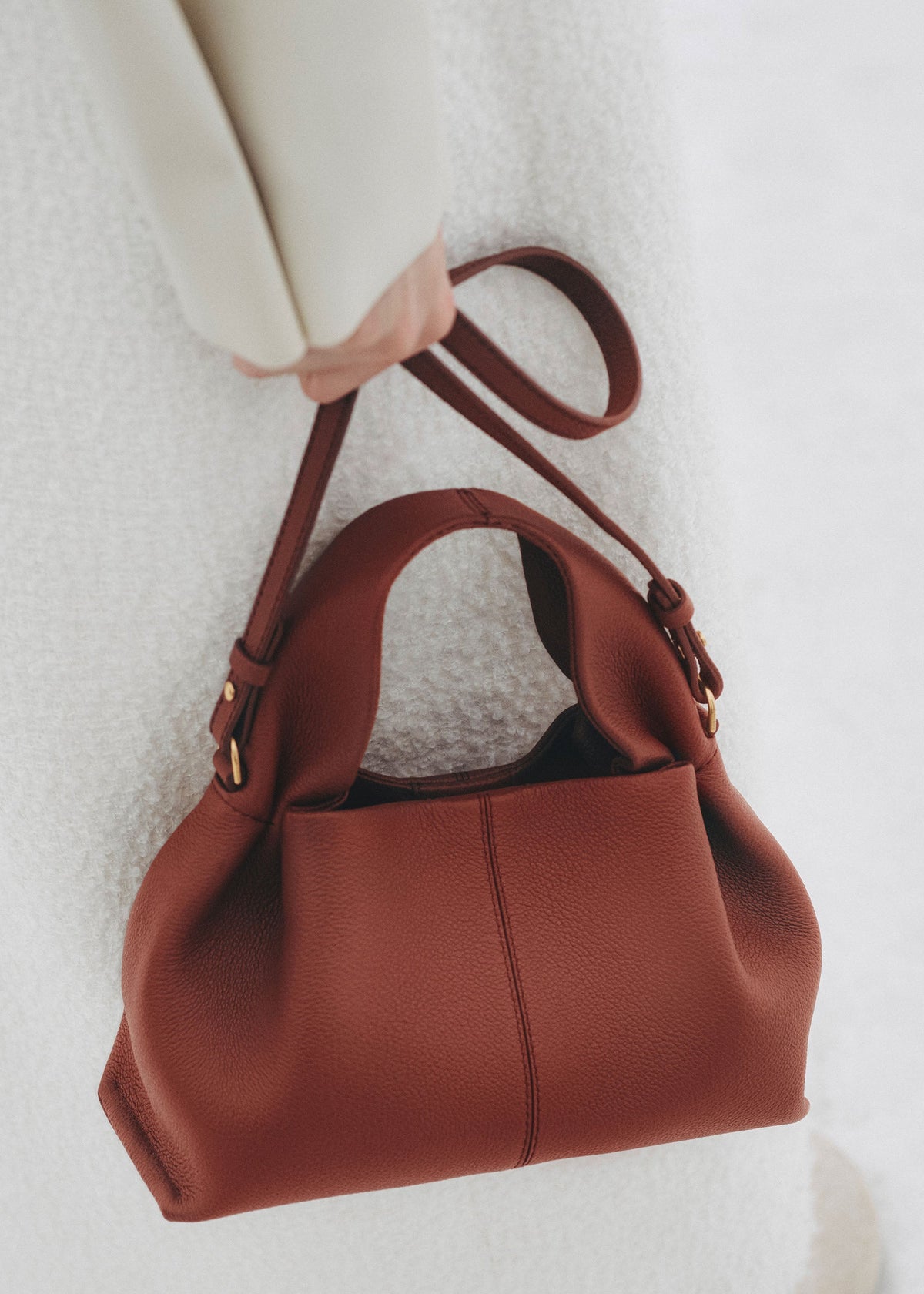 Polène Bag Numéro Neuf Mini Grained Red Clay