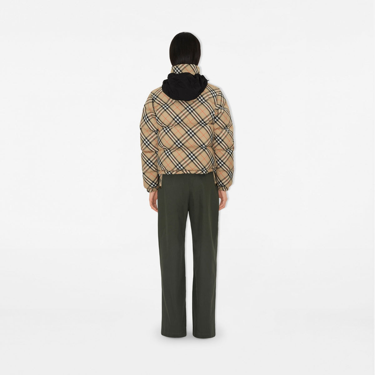 Burberry Ambleside Check Sable · Doudoune