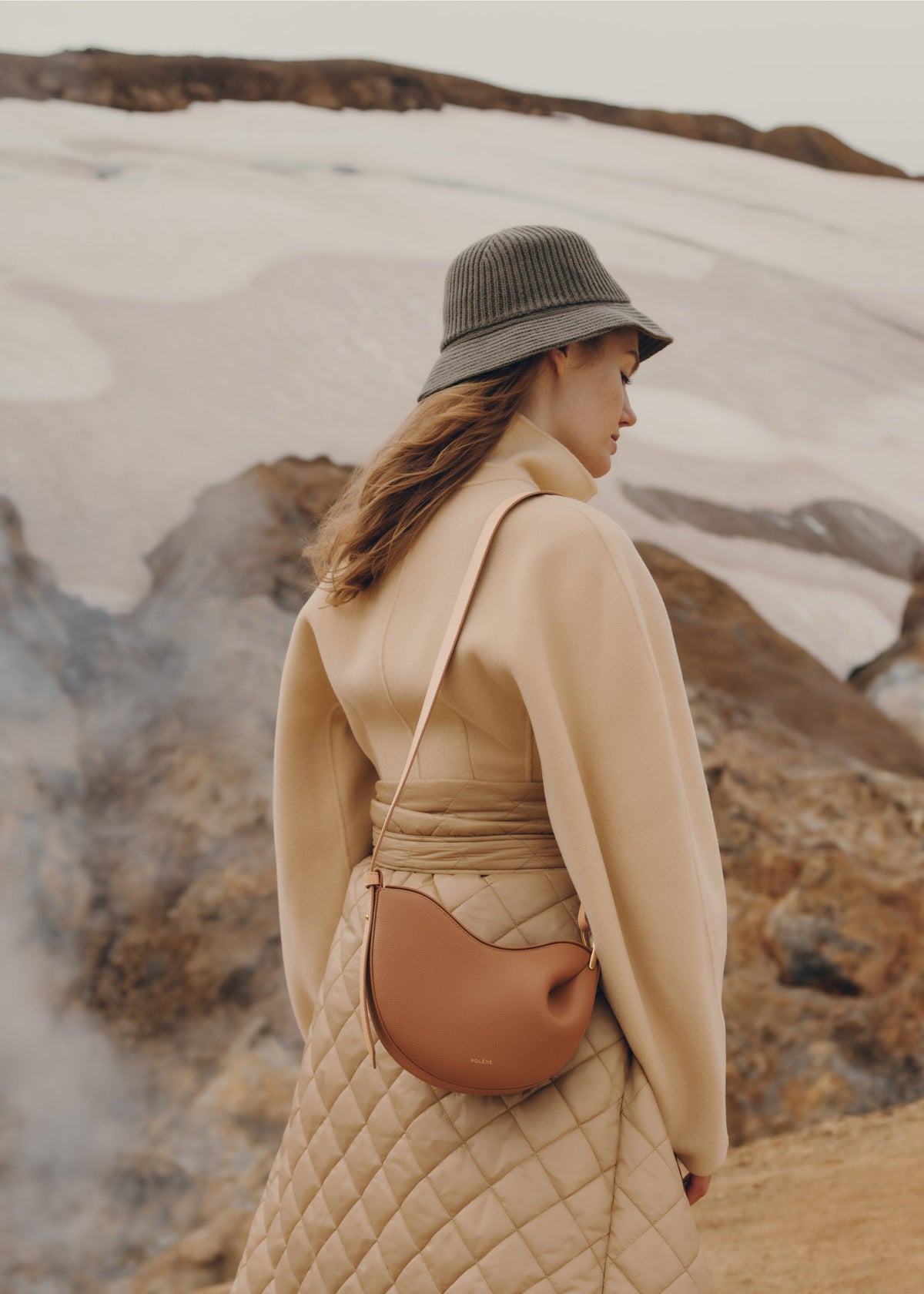 Polène Bag Tonca Duo Camel