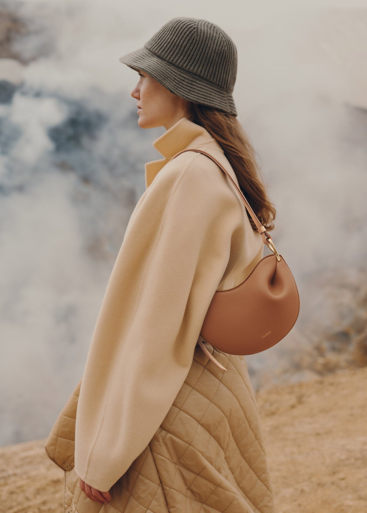 Polène Bag Tonca Duo Camel