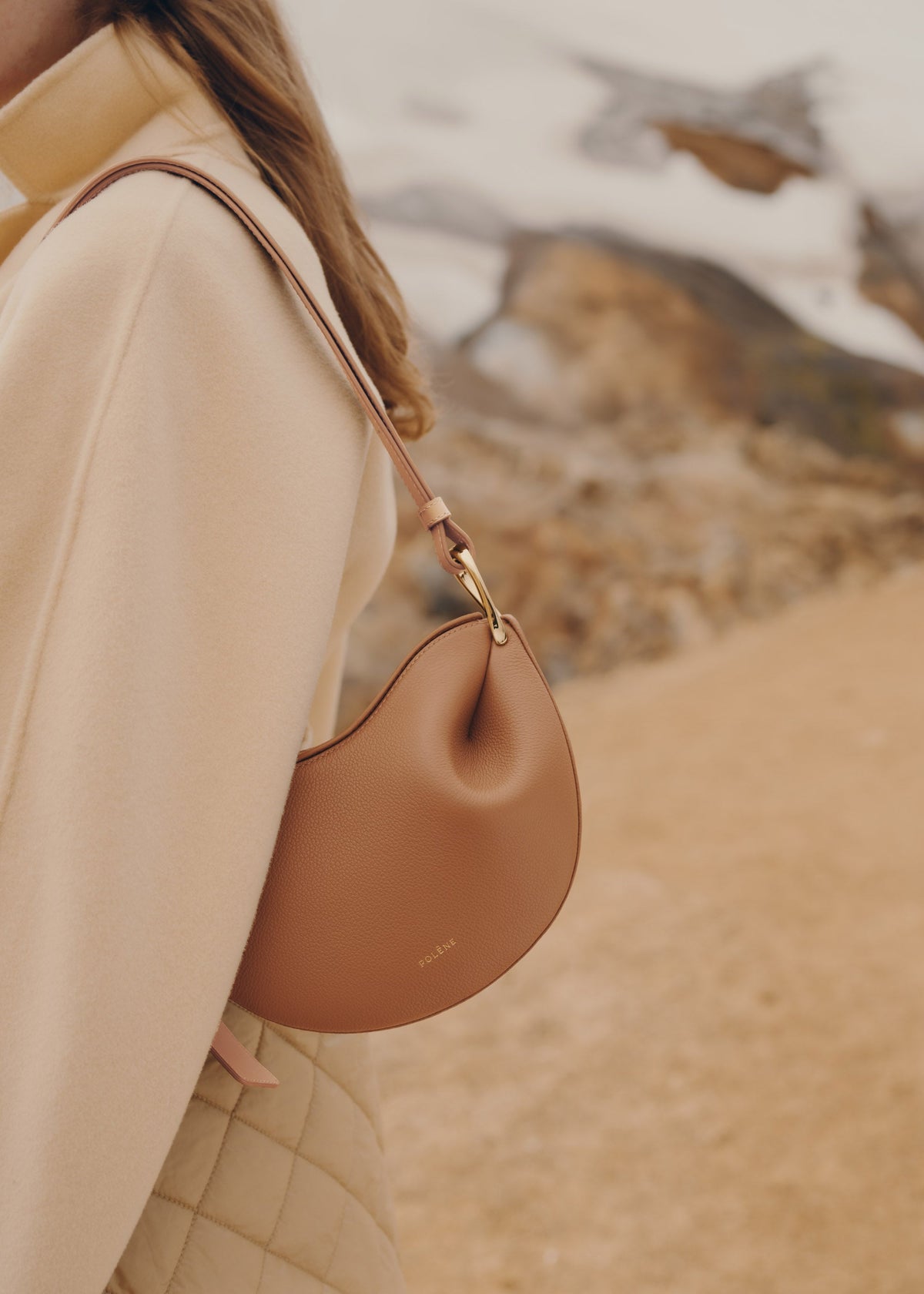 Polène Bag Tonca Duo Camel