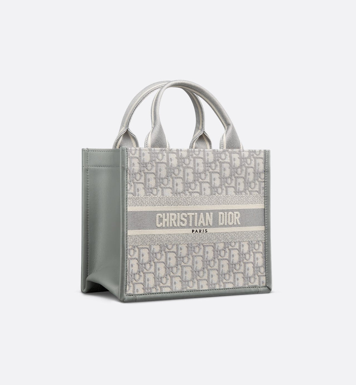 Dior Book Tote Bag Small Grey