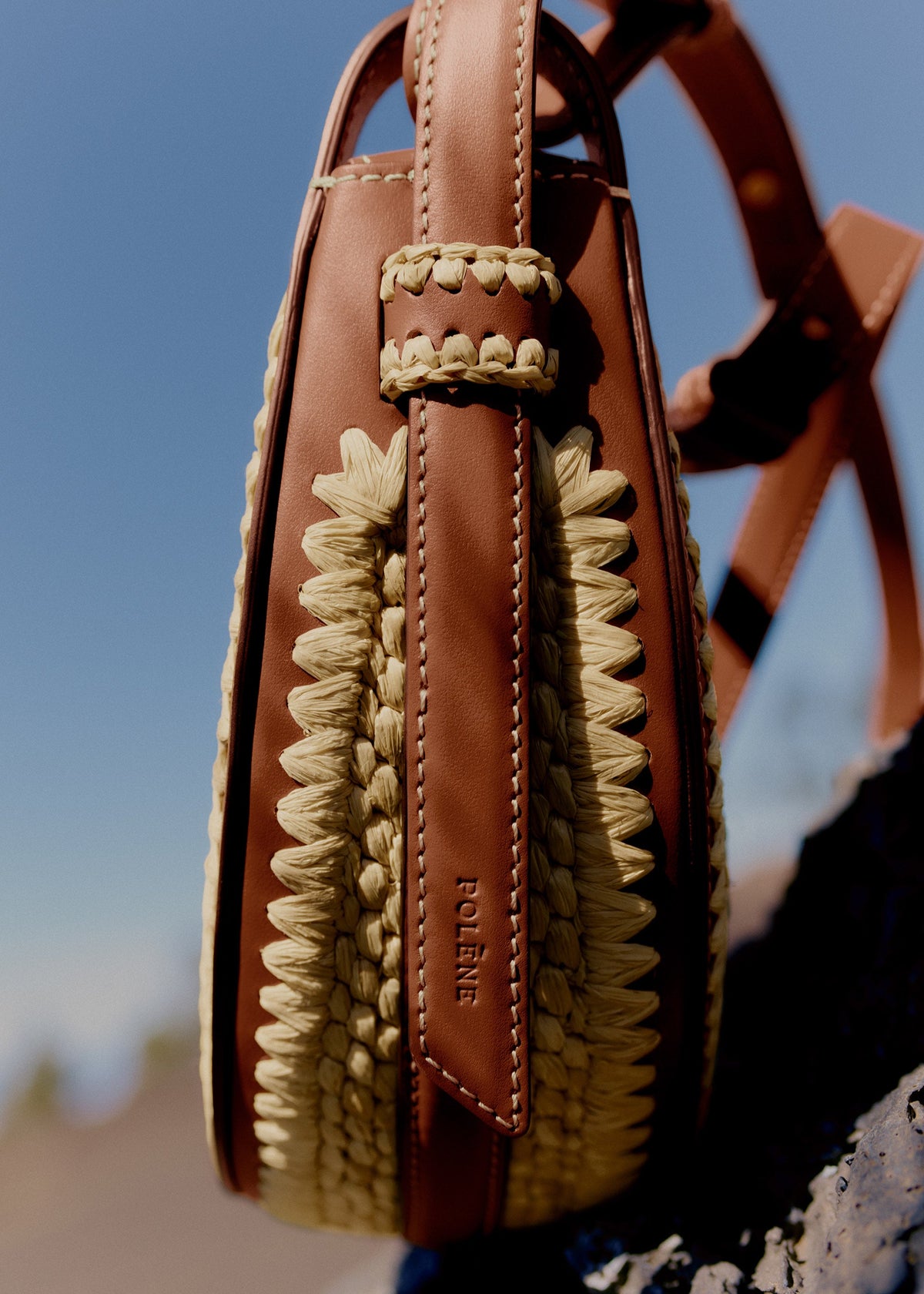 Polène Bag Numéro Dix Raffia
