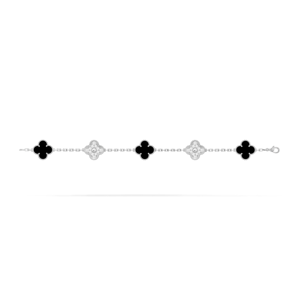 Van Cleef - Vintage Alhambra 5 motifs Onyx