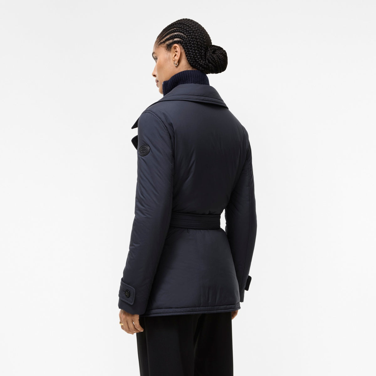 Burberry Hertford Marine · Veste trench matelassée