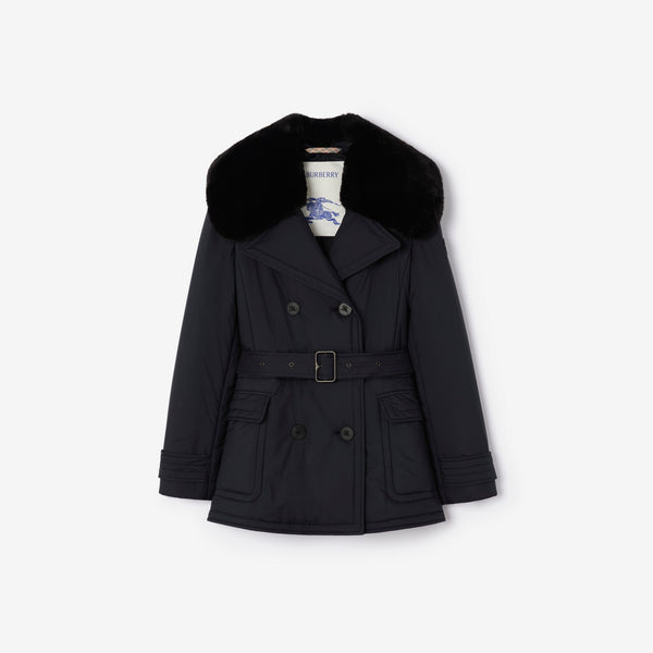 Burberry Hertford Marine · Veste trench matelassée
