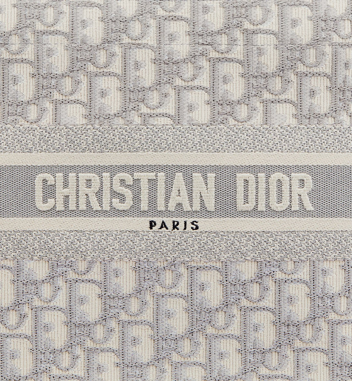 Dior Book Tote Bag Small Grey