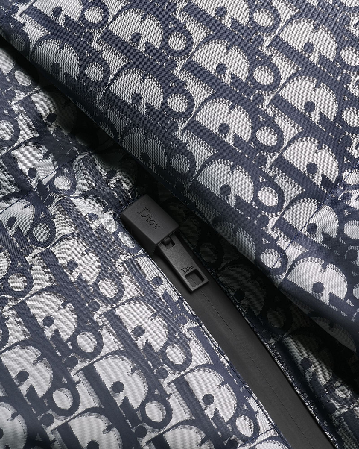 Dior Oblique Bleu Marine et Gris · Doudoune
