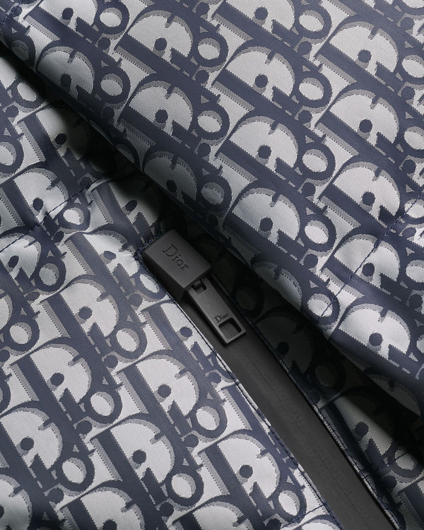 Dior Oblique Bleu Marine et Gris · Doudoune