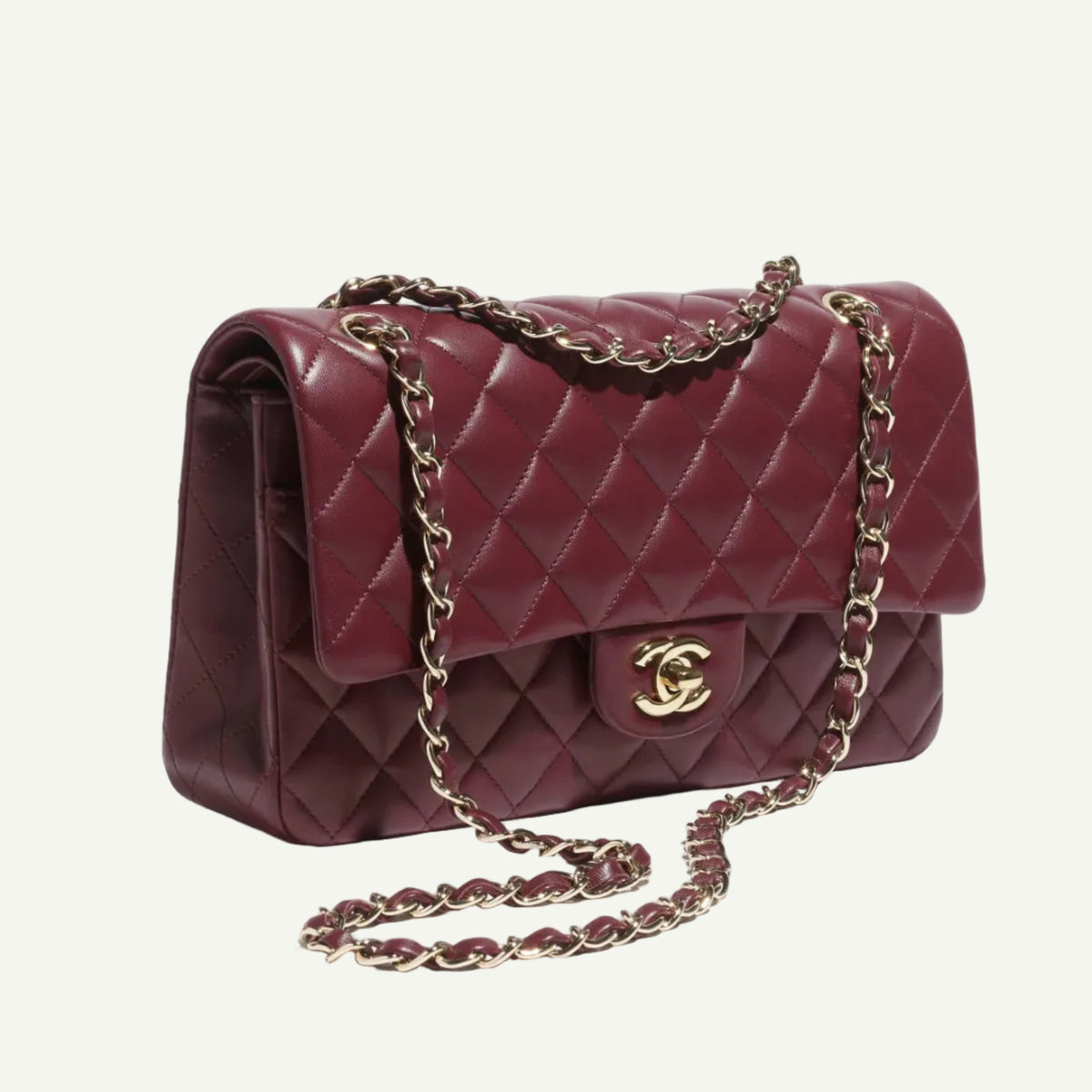 Chanel Classic 11.12 Bag Burgundy