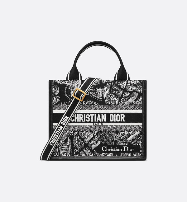 Dior Book Tote Bag Small Black