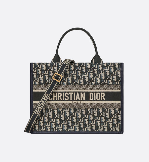 Dior Book Tote Medium Bag Blue