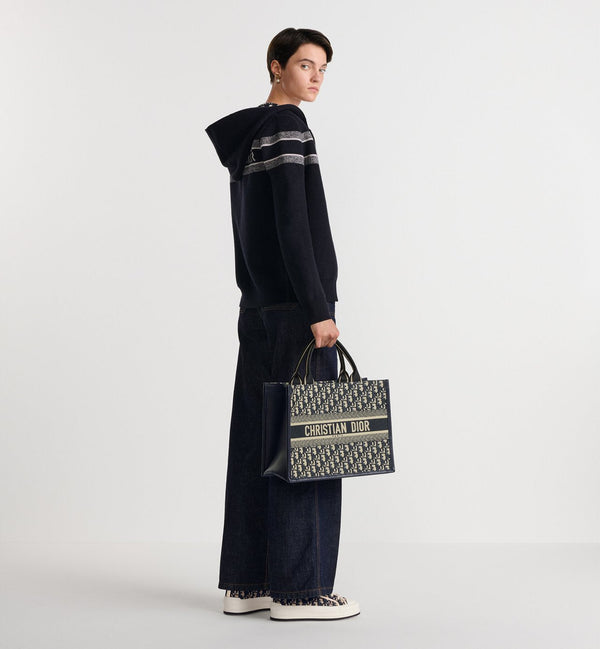 Dior Book Tote Medium Bag Blue