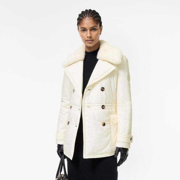 Burberry Hertford Blanc · Veste trench matelassée